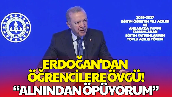 Cumhurbaşkanı Erdoğan'dan Öğrenciler için Dikkat Çeken Sözler!